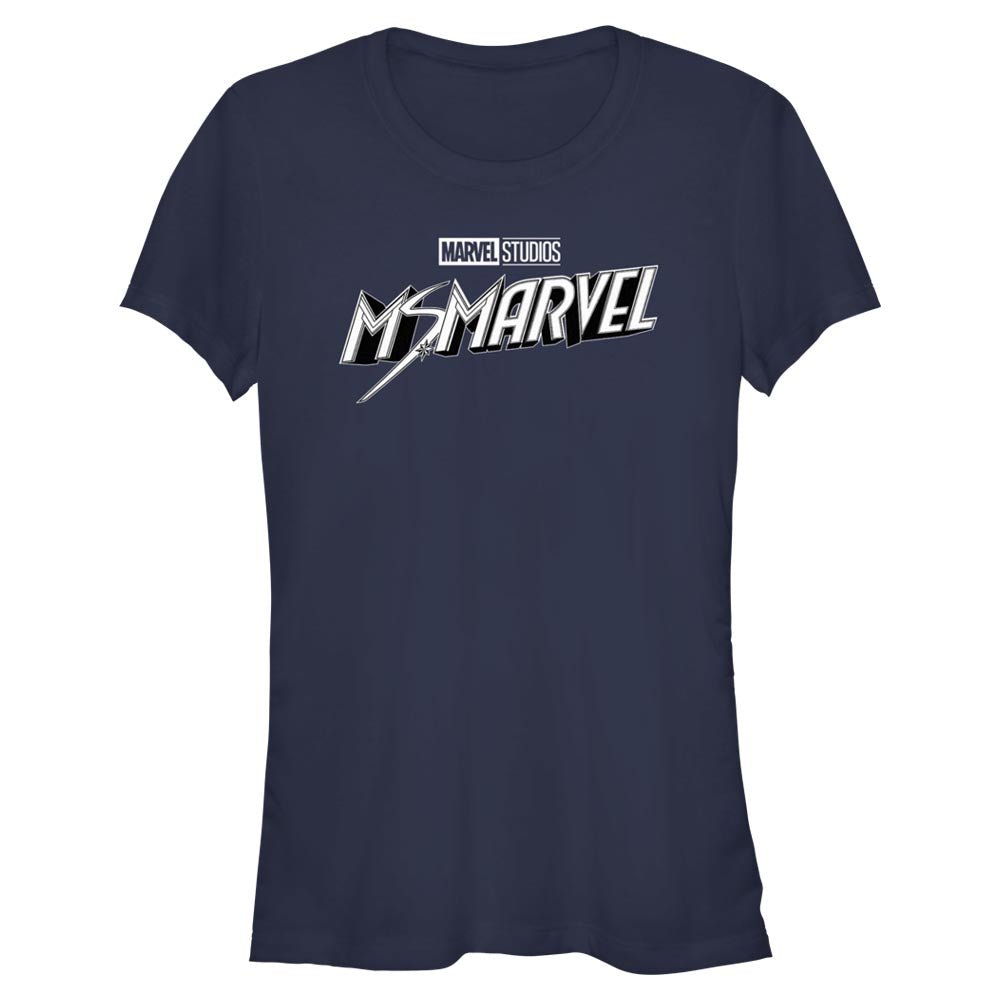 Junior's Marvel Black and White T-Shirt - POPvault