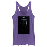 Junior's Marvel Black Panther Wakanda Forever Black Panther Mask Poster Tank Top - POPvault