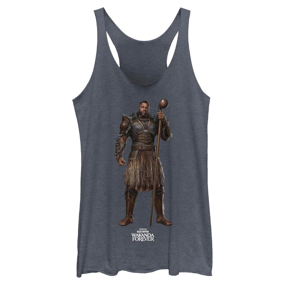 Junior's Marvel Black Panther Wakanda Forever Mbaku Blank Tank Top - POPvault