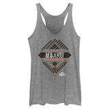 Junior's Marvel Black Panther Wakanda Forever MBaku Crest Tank Top - POPvault
