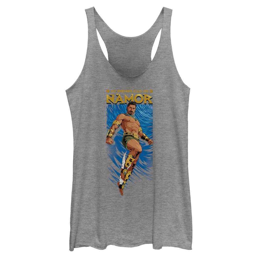 Junior's Marvel Black Panther Wakanda Forever Namor's Epic Entrance Tank Top - POPvault
