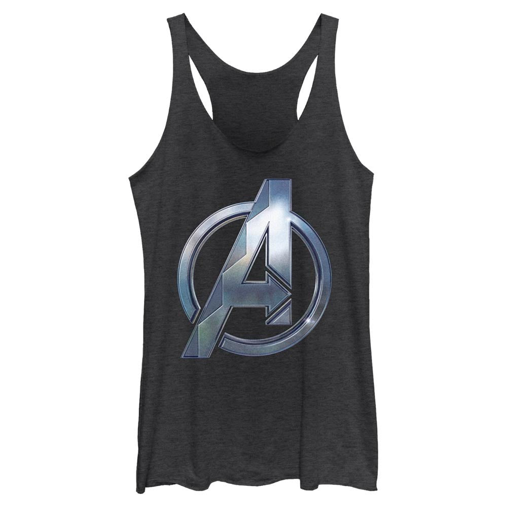 Junior's Marvel Black Panther Wakanda Forever Wakanda Avengers Symbol Tank Top - POPvault