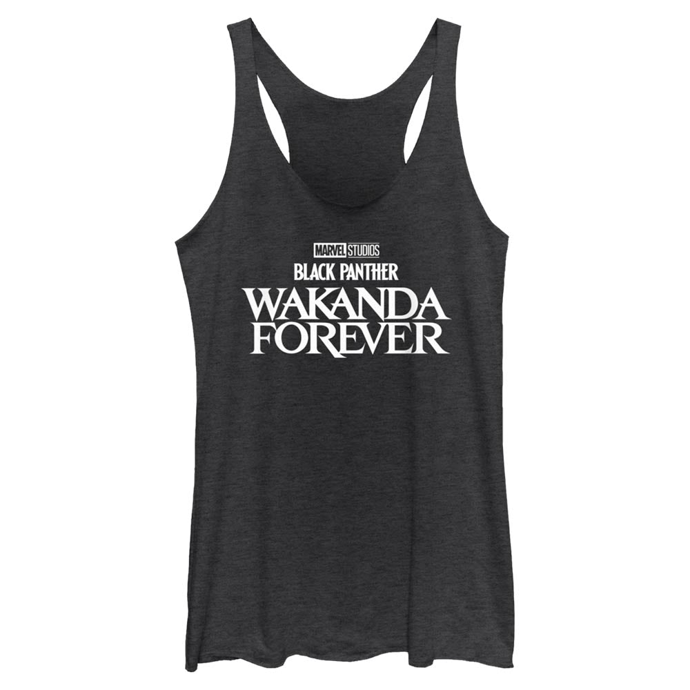 Junior's Marvel Black Panther Wakanda Forever Wakanda Forever Clear Tank Top - POPvault