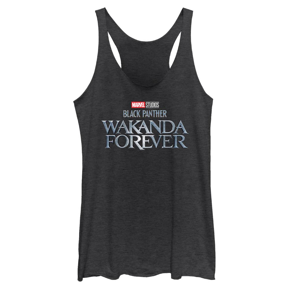 Junior's Marvel Black Panther Wakanda Forever Wakanda Forever Metal Tank Top - POPvault