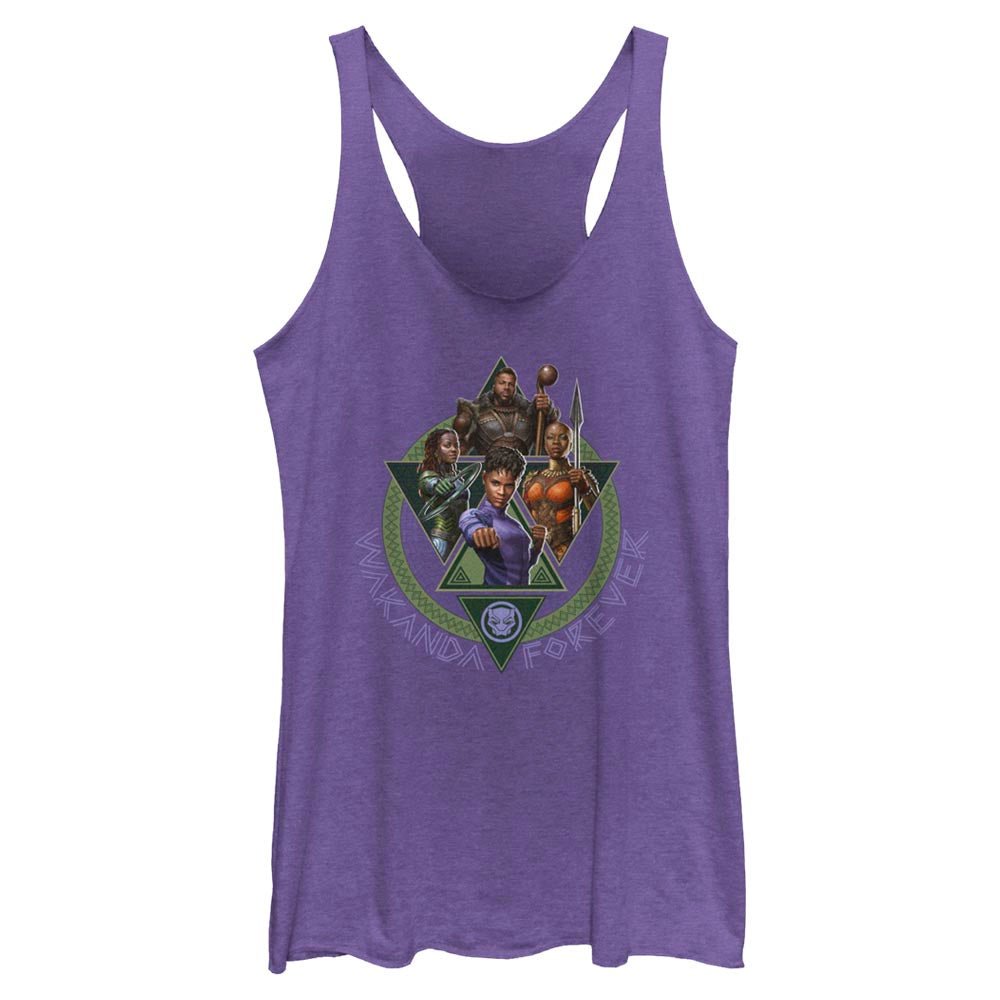 Junior's Marvel Black Panther Wakanda Forever Wakanda Forever Squad Tank Top - POPvault