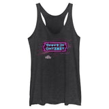 Junior's Marvel Black Panther Wakanda Forever Wakandan Text Neon Tank Top - POPvault