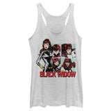 Junior's Marvel Black Widow Lockup Tank Top - POPvault