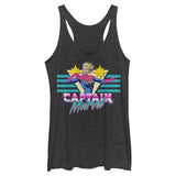 Junior's Marvel Cap Mar Wave Tank Top - POPvault