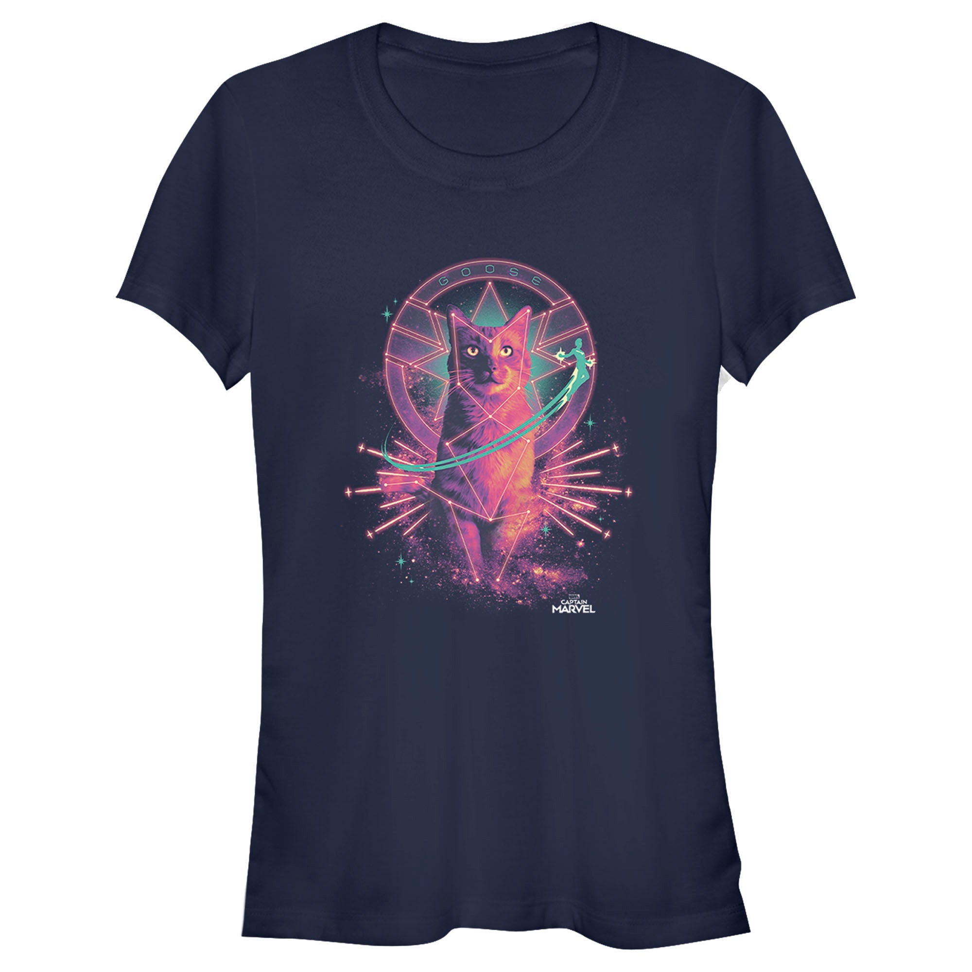 Junior's Marvel Cat Goose T-Shirt - POPvault