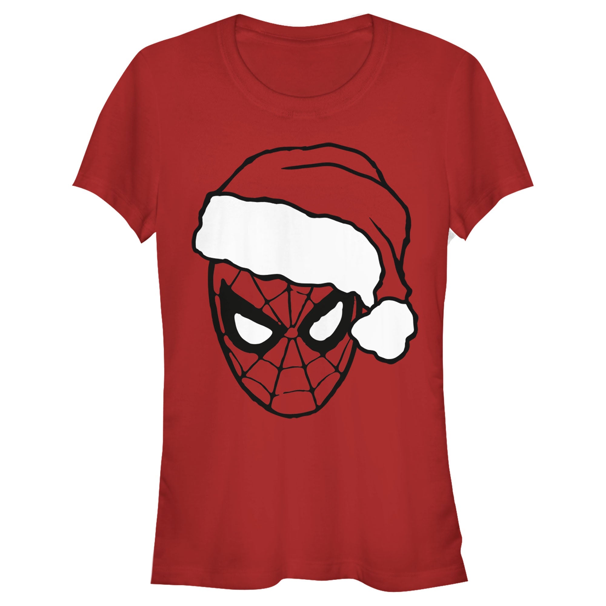 Junior's Marvel Christmas Spidey T-Shirt - POPvault
