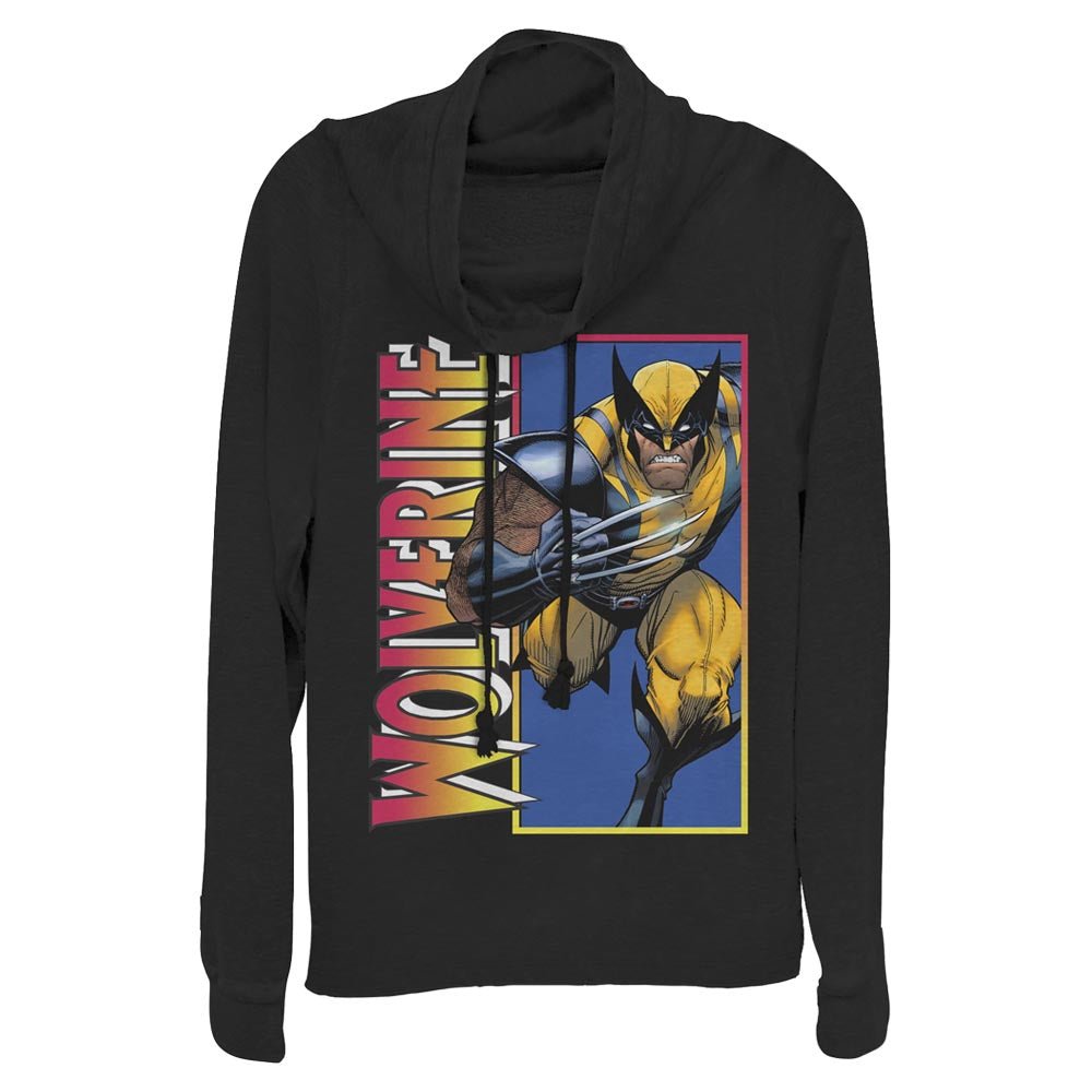 Junior's Marvel Classic Wolverine Cowl Neck - POPvault