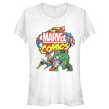 Junior's Marvel ClassicLogo Avengers T-Shirt - POPvault