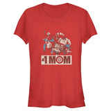 Junior's Marvel Distressed 1 Mom T-Shirt - POPvault