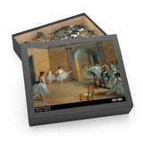 Masters of Art Dance Foyer at the Opera on the rue Le Peletier by Edgar Degas Jigsaw Puzzle (120, 252, 500 - Piece) - POPvault