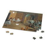 Masters of Art Dance Foyer at the Opera on the rue Le Peletier by Edgar Degas Jigsaw Puzzle (120, 252, 500 - Piece) - POPvault