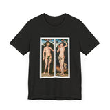 Masters of Art Lucas Cranach's Adam and Eve Unisex Jersey Short Sleeve T-Shirt - POPvault