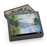 Masters of Art Madame Monet and Her Son by Claude Monet Jigsaw Puzzle (120, 252, 500 - Piece) - POPvault