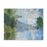 Masters of Art Madame Monet and Her Son by Claude Monet Jigsaw Puzzle (120, 252, 500 - Piece) - POPvault