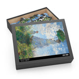 Masters of Art Madame Monet and Her Son by Claude Monet Jigsaw Puzzle (120, 252, 500 - Piece) - POPvault