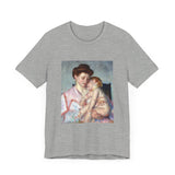 Masters of Art Mary Cassatt Sleepy Baby Unisex Jersey Short Sleeve T-Shirt - POPvault