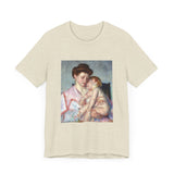 Masters of Art Mary Cassatt Sleepy Baby Unisex Jersey Short Sleeve T-Shirt - POPvault