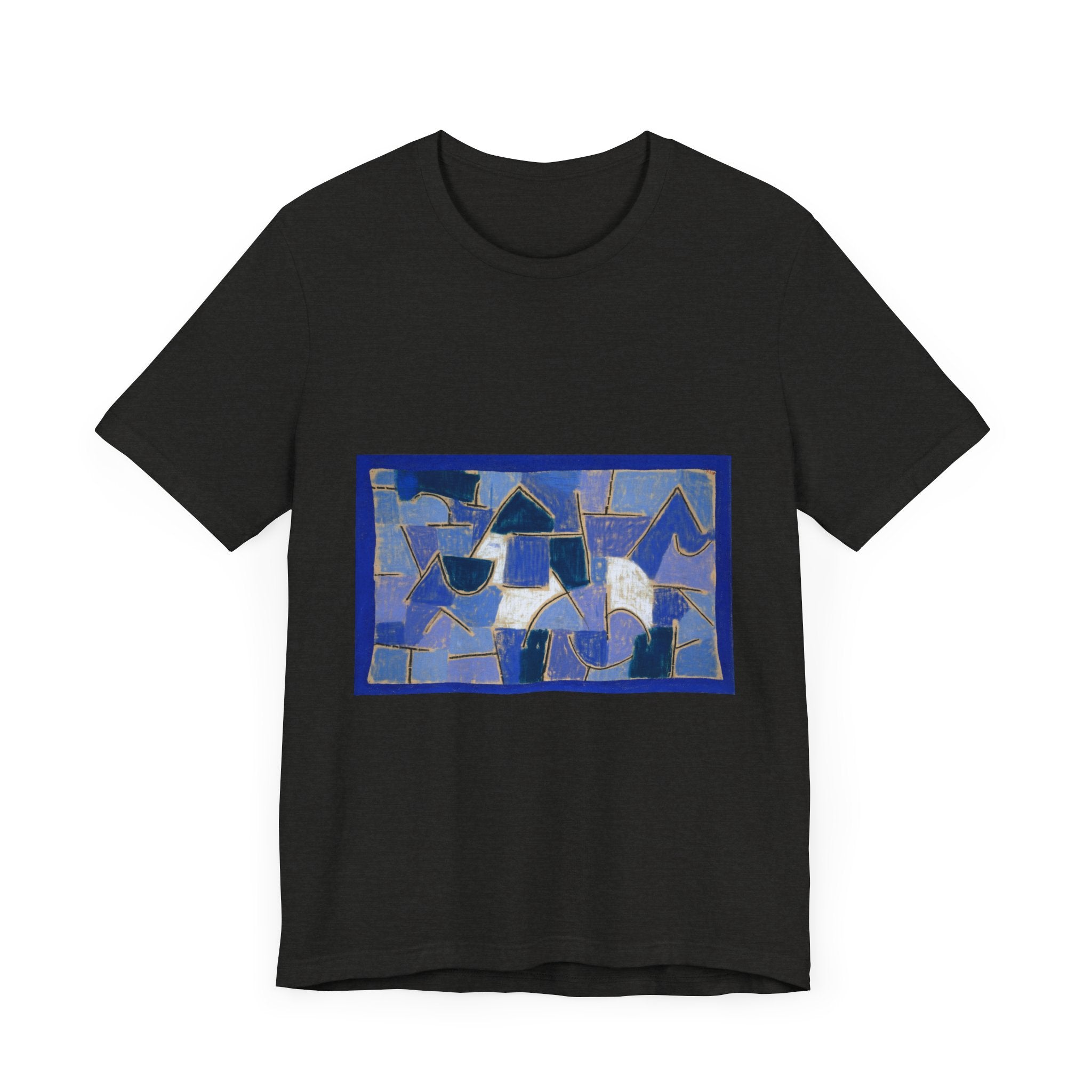 Masters of Art Paul Klee Blue Night Unisex Jersey Short Sleeve T-Shirt - POPvault