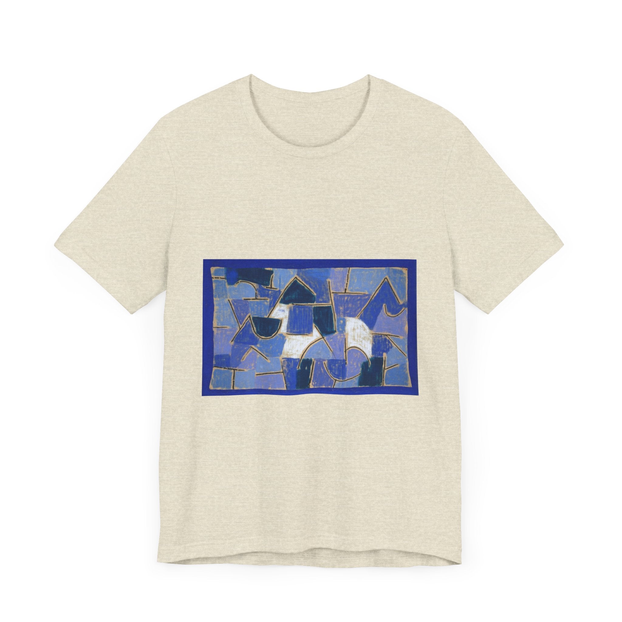 Masters of Art Paul Klee Blue Night Unisex Jersey Short Sleeve T-Shirt - POPvault