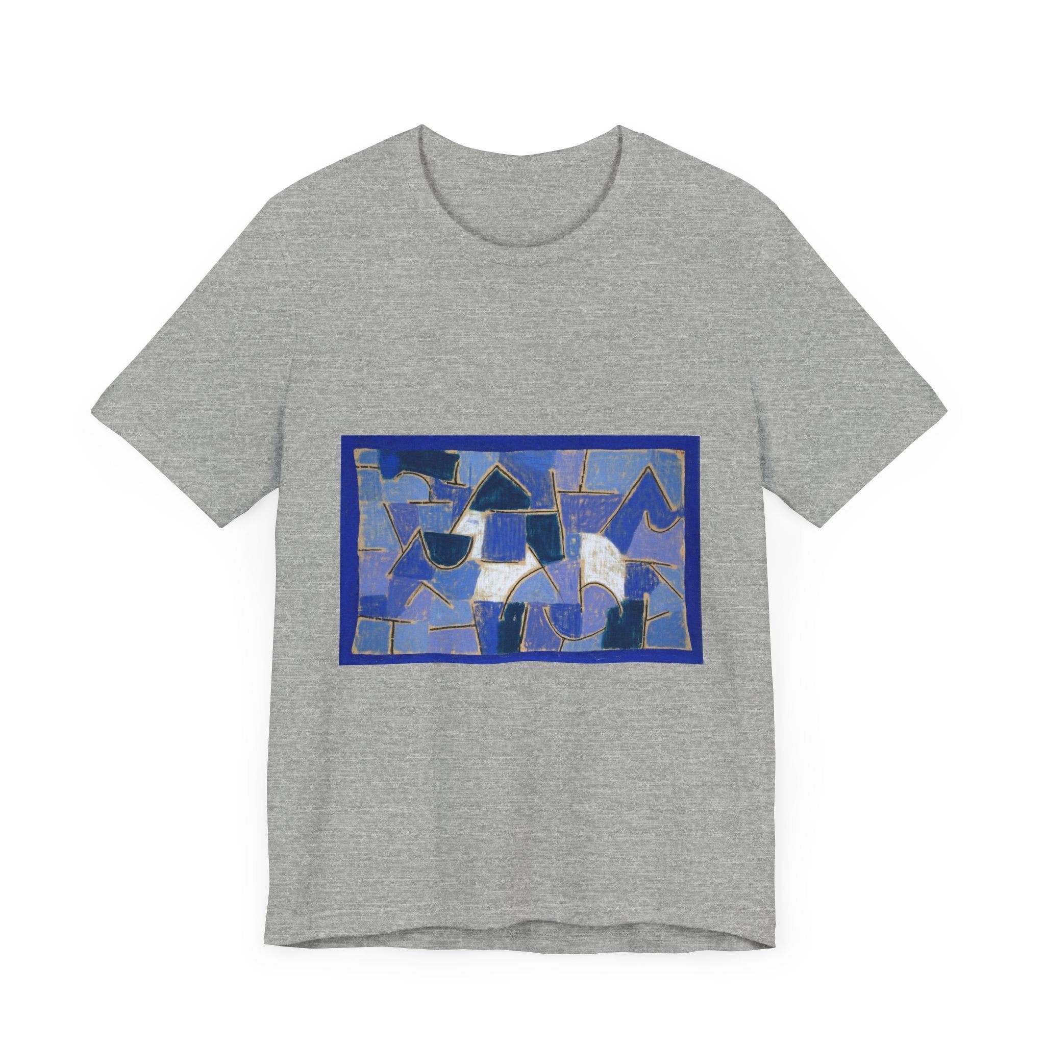 Masters of Art Paul Klee Blue Night Unisex Jersey Short Sleeve T-Shirt - POPvault