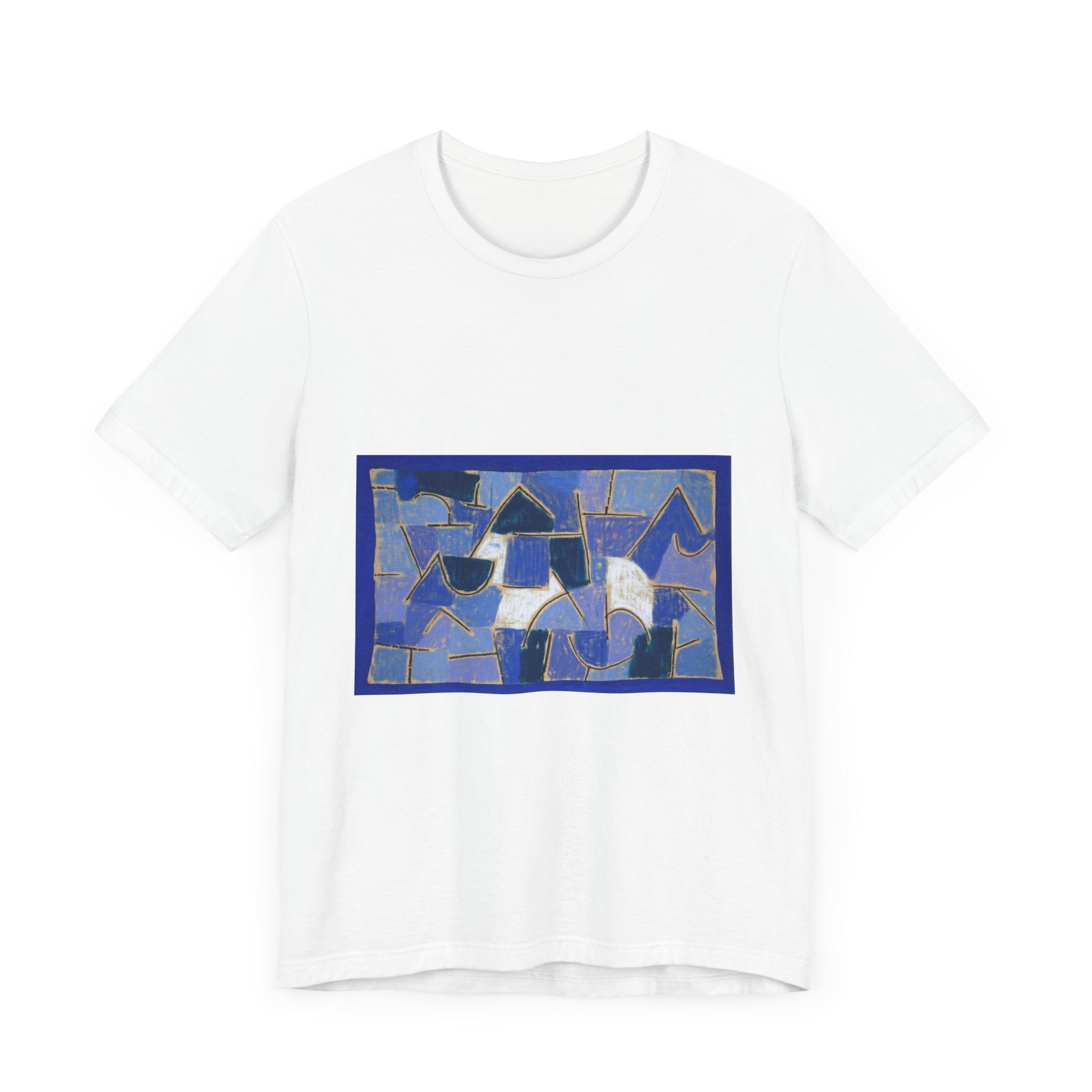 Masters of Art Paul Klee Blue Night Unisex Jersey Short Sleeve T-Shirt - POPvault
