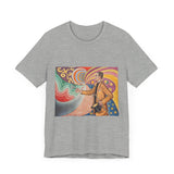 Masters of Art Paul Signac Portrait of Felix Feneon Unisex Jersey Short Sleeve T-Shirt - POPvault