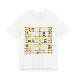 Masters of Art Piet Mondrian's Broadway Boogie Woogie Unisex Jersey Short Sleeve T-Shirt - POPvault