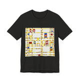 Masters of Art Piet Mondrian's Broadway Boogie Woogie Unisex Jersey Short Sleeve T-Shirt - POPvault