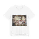 Masters of Art Raphael's The School of Athens Unisex Jersey Short Sleeve T-Shirt - POPvault
