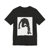 Masters of Art Reijer Stolk Anatomical study of a man's neck, arm and leg muscles in silhouette Unisex Jersey Short Sleeve T-Shirt - POPvault