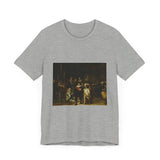 Masters of Art Rembrandt van Rijn's The Nightwatch Unisex Jersey Short Sleeve T-Shirt - POPvault