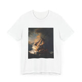 Masters of Art Rembrandt van Rijn's The Storm on the Sea of Galilee Unisex Jersey Short Sleeve T-Shirt - POPvault