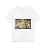 Masters of Art Sandro Botticelli's The Birth of Venus Unisex Jersey Short Sleeve T-Shirt - POPvault