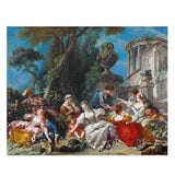 Masters of Art The Bird Catchers by Francois Boucher Jigsaw Puzzle (120, 252, 500 - Piece) - POPvault
