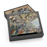 Masters of Art The Rue Montorgueil in Paris by Claude Monet Jigsaw Puzzle (120, 252, 500 - Piece) - POPvault
