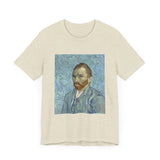 Masters of Art Vincent van Gogh's Self - portrait Unisex Jersey Short Sleeve T-Shirt - POPvault