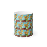 Masters of Art Vincent van Gogh's Vase With Three Sunflowers - Color Morphing 11oz Mug - POPvault