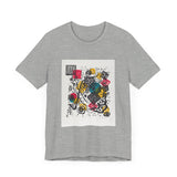 Masters of Art Wassily Kandinsky Kleine Welten V Unisex Jersey Short Sleeve T-Shirt - POPvault