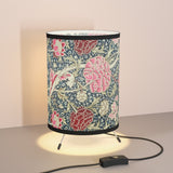 Masters of Art William Morris Cray Tripod Lamp with High - Res Printed Shade V.1 - POPvault
