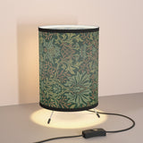 Masters of Art William Morris Cray Tripod Lamp with High - Res Printed Shade V.2 - POPvault