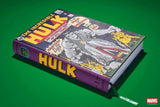 Oversized Marvel Comics Library Hulk archive volume resting on a green background