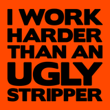 Work Harder - Safety Yellow T-Shirt