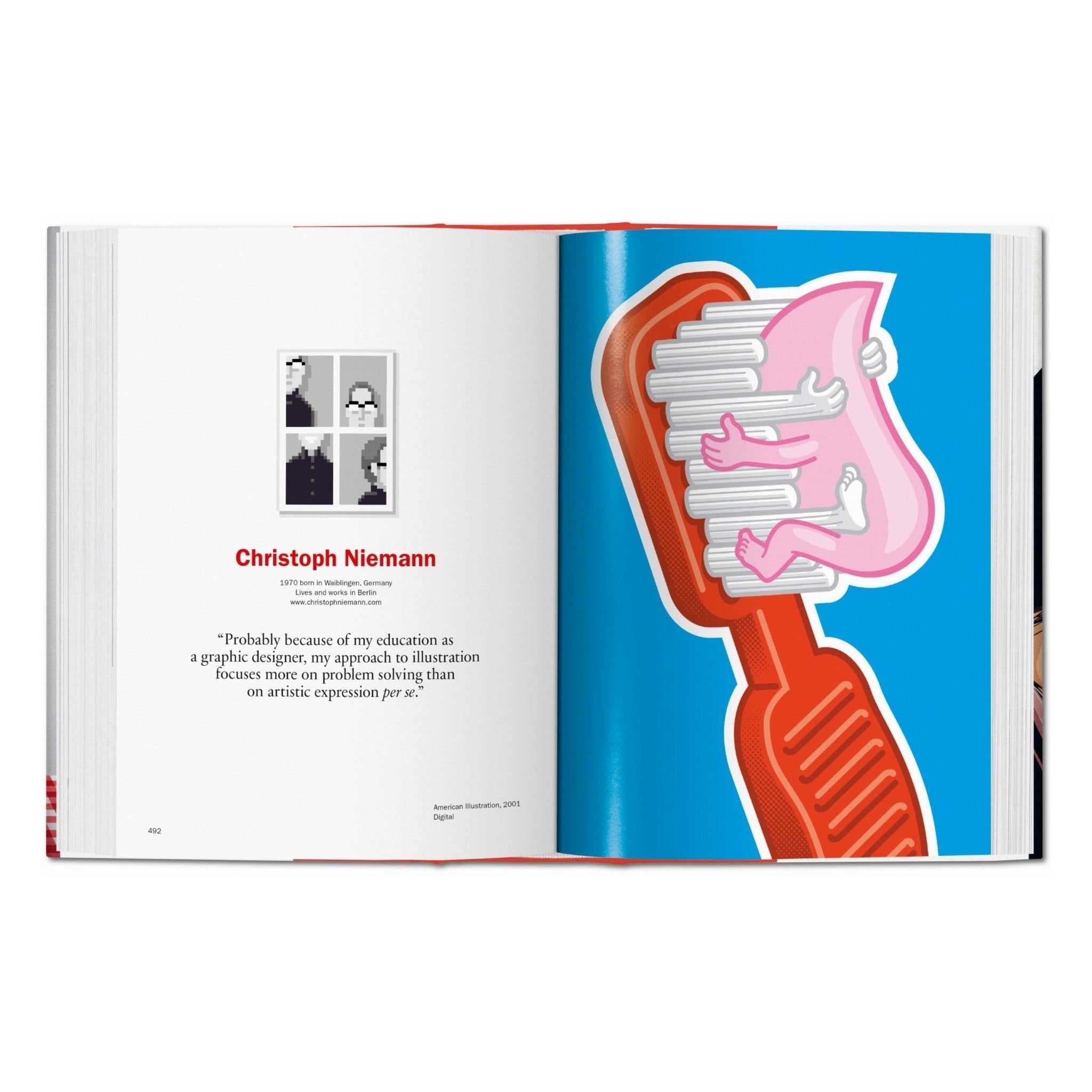 100 Illustrators (German, French, English)-POPvault