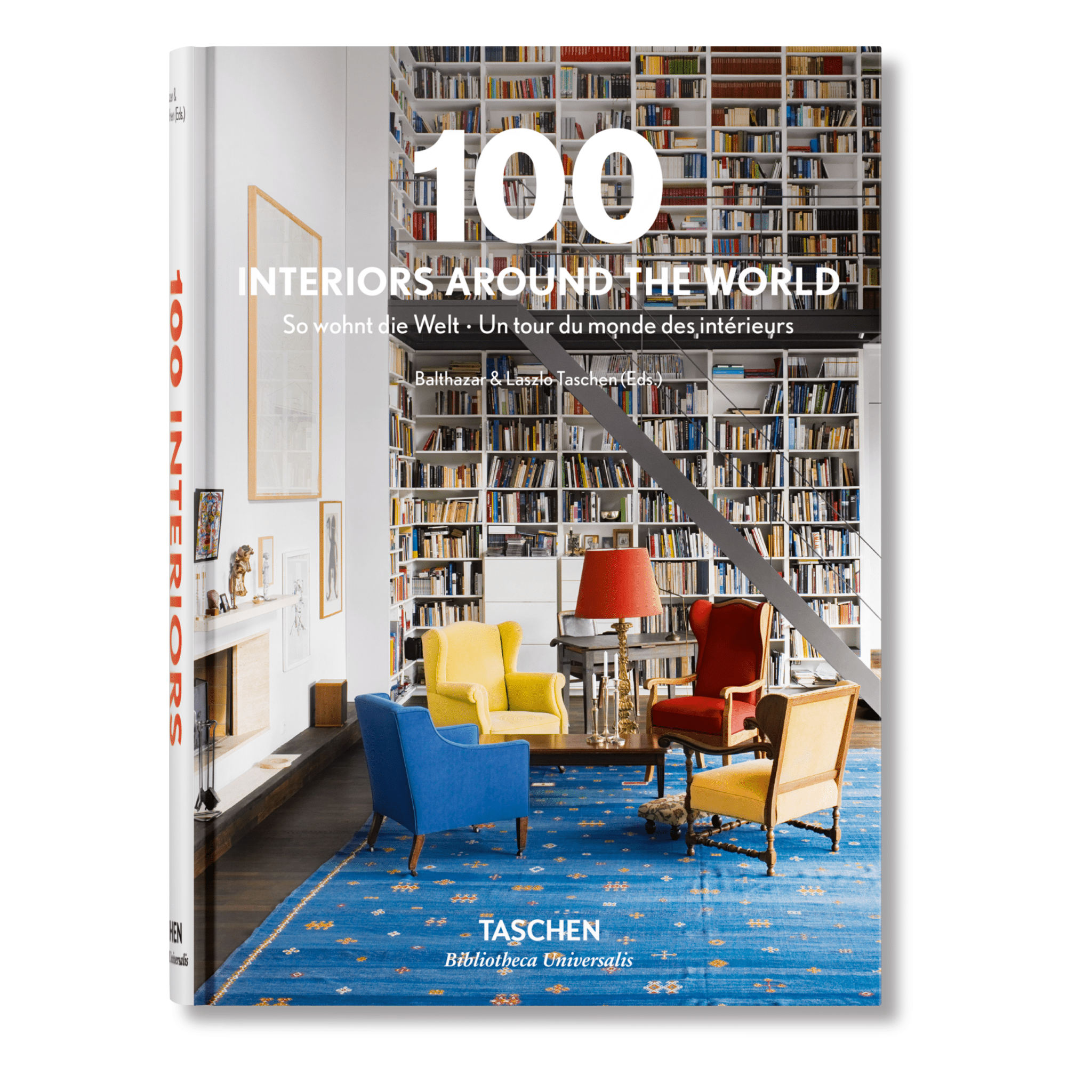 100 Interiors Around the World (German, French, English)-POPvault