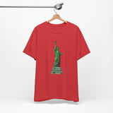 Custom Retro - a - go - go Series Statue of Liberty Unisex Jersey Short Sleeve T - Shirt - POPvault