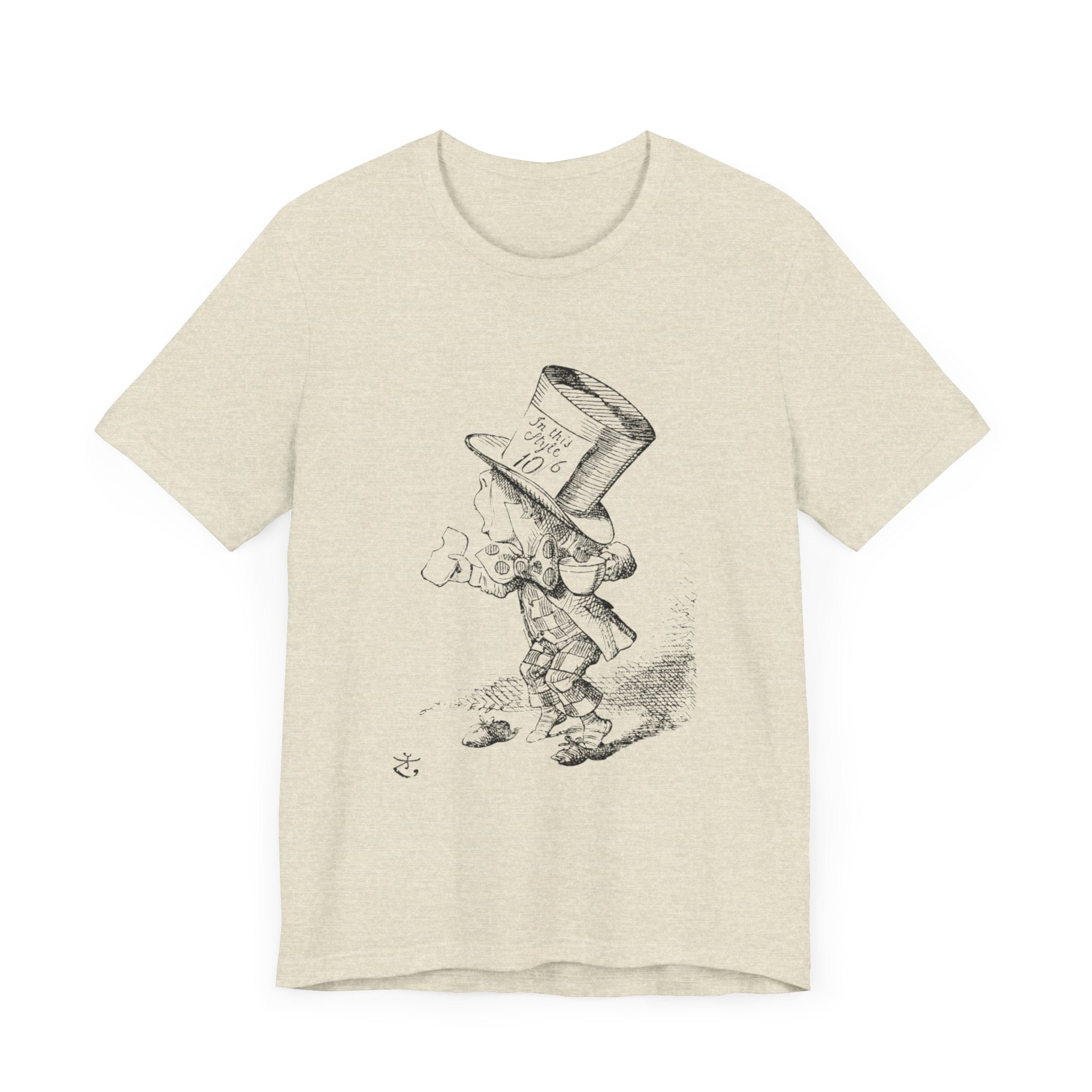 POP Culture Classics Mad Hatter Unisex Jersey Short Sleeve T-Shirt